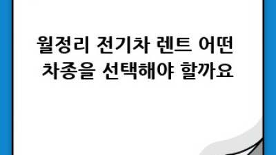 전라남도 장성군 월정리 전기차 렌트카 최저가 예약